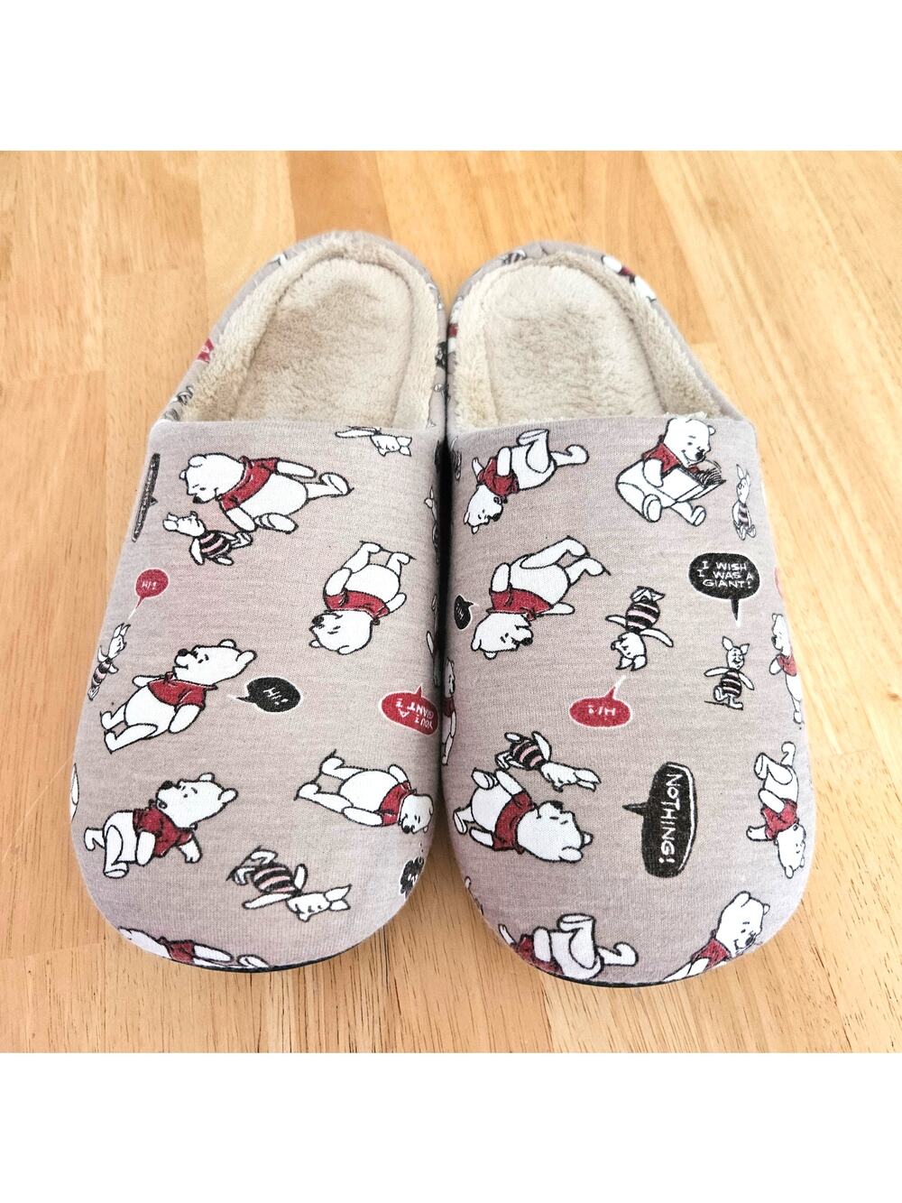 Uniqlo X Disney Winnie The Pooh Slippers Room Shoes One Size EUC